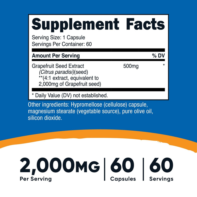 Nutricost Grapefruit Seed Extract Capsules