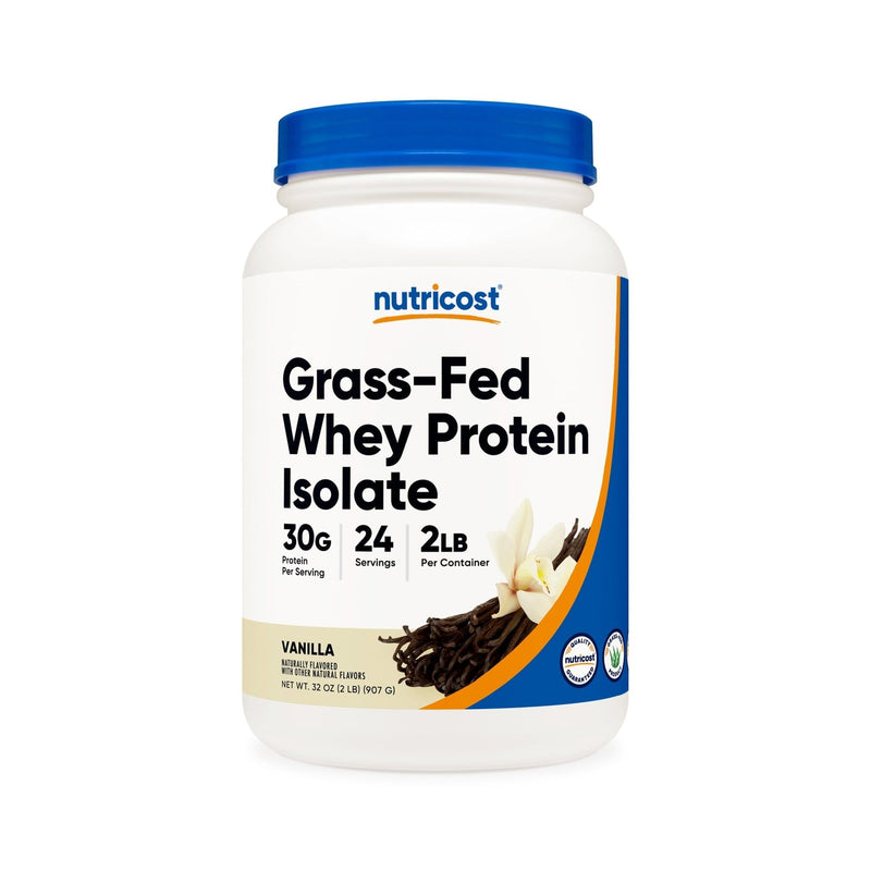 Nutricost Grass-Fed Whey Protein Isolate Powder