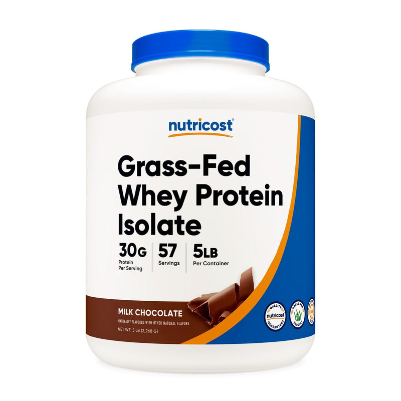 Nutricost Grass-Fed Whey Protein Isolate Powder