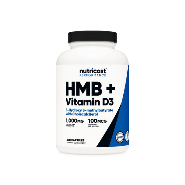 Nutricost HMB With Vitamin D3 Capsules