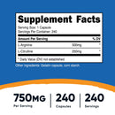 Nutricost L-Arginine L-Citrulline Complex Capsules