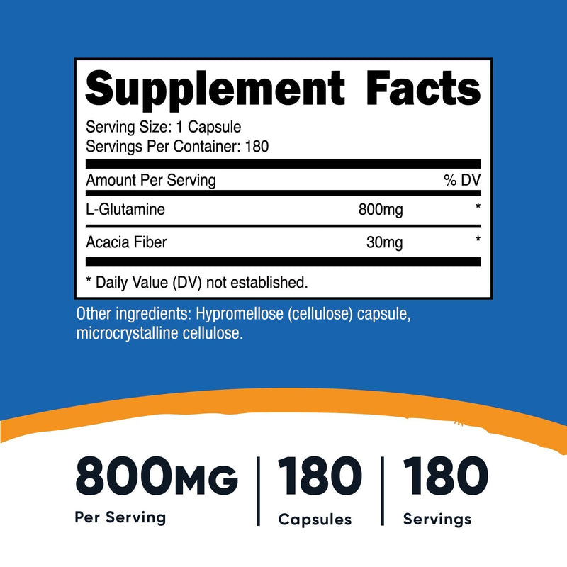 Nutricost L-Glutamine Capsules