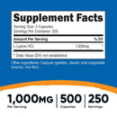 Nutricost L-Lysine Capsules