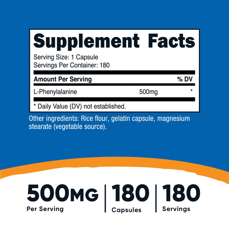 Nutricost L-Phenylalanine Capsules