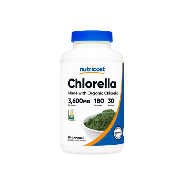 Nutricost Made With Organic Chlorella Capsules