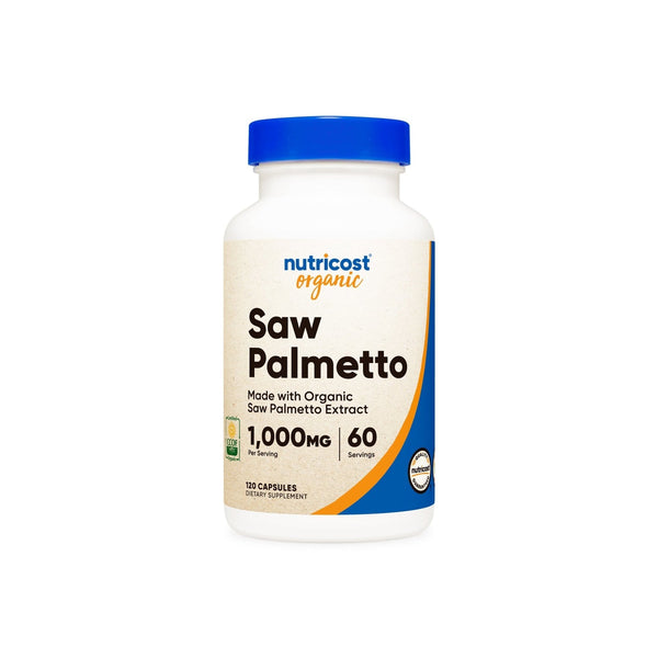 Nutricost Made With Organic Saw Palmetto Capsules