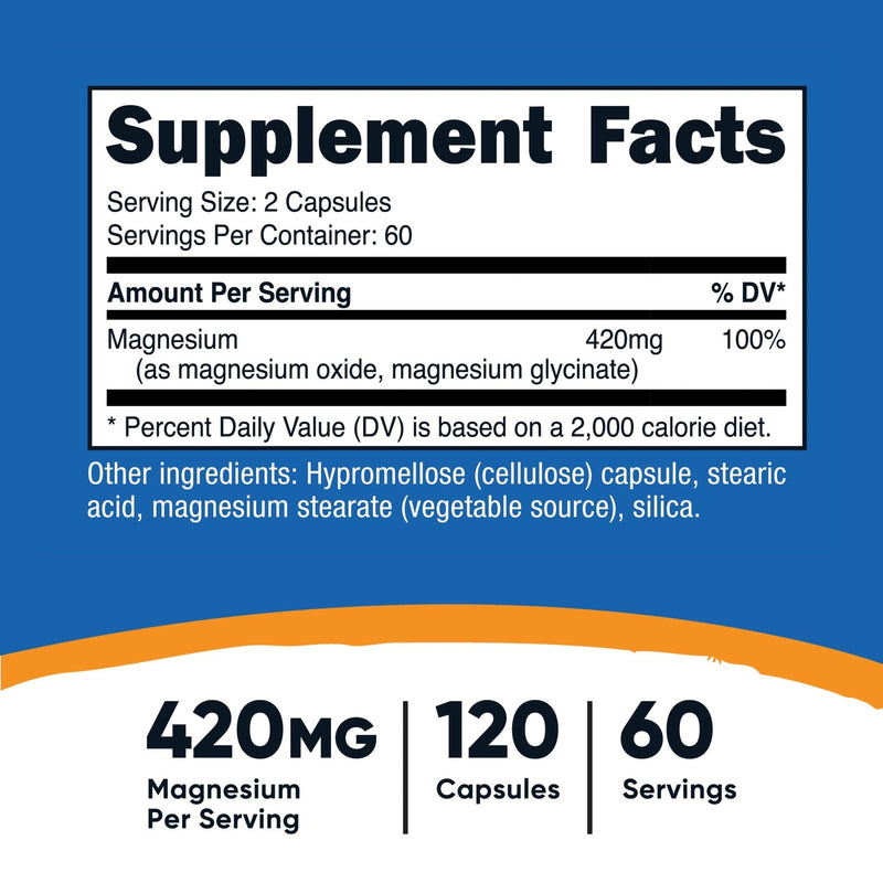 Nutricost Magnesium+ (Extra Strength) Capsules