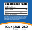 Nutricost Melatonin Tablets