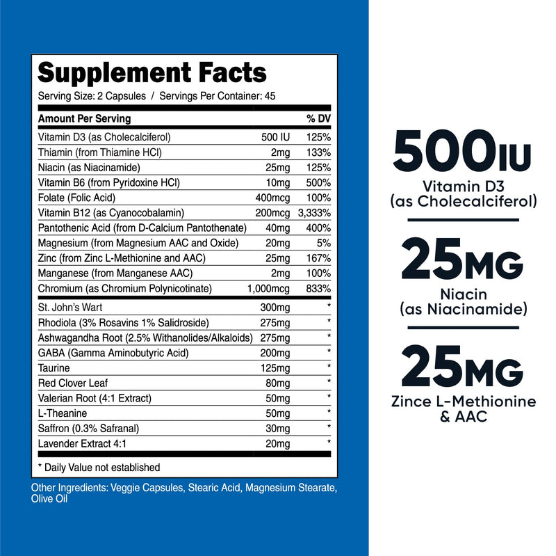 Nutricost Mood Complex Capsules