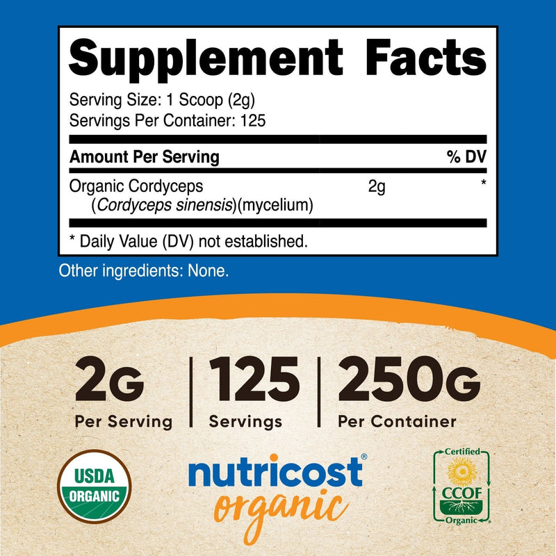 Nutricost Organic Cordyceps Powder