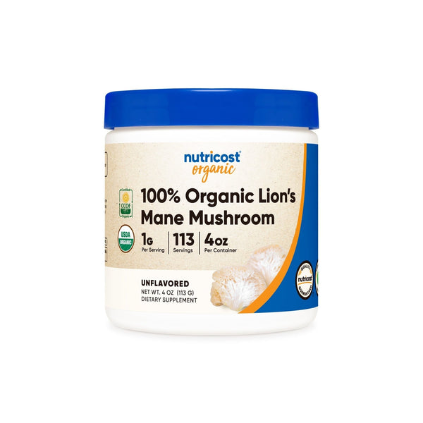 Nutricost Organic Lion's Mane Mushroom Powder