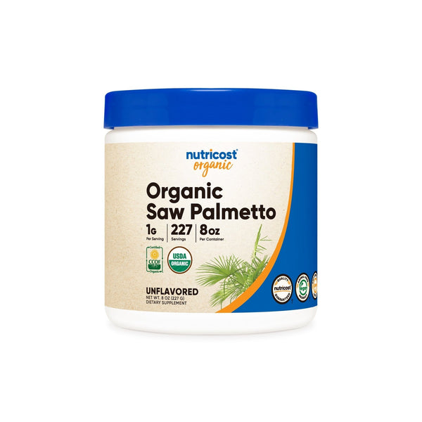 Nutricost Organic Saw Palmetto Powder (8 OZ)
