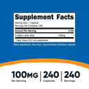 Nutricost R-Alpha Lipoic Acid Capsules