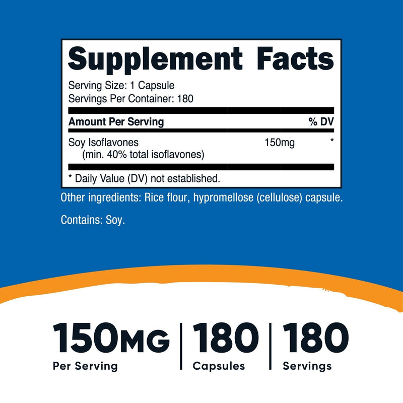 Nutricost Soy Isoflavones (150 MG) (180 CAP)
