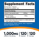 Nutricost Vitamin C with Rose Hips Capsules